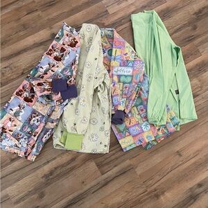 Scrub Jacket Lot of 4